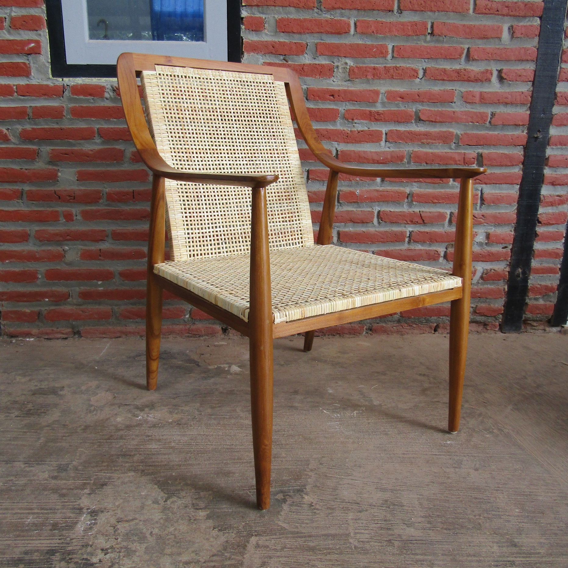 Teak Rattan Lounge Chair - CV Babah and Co | Teak Wood Furniture ...